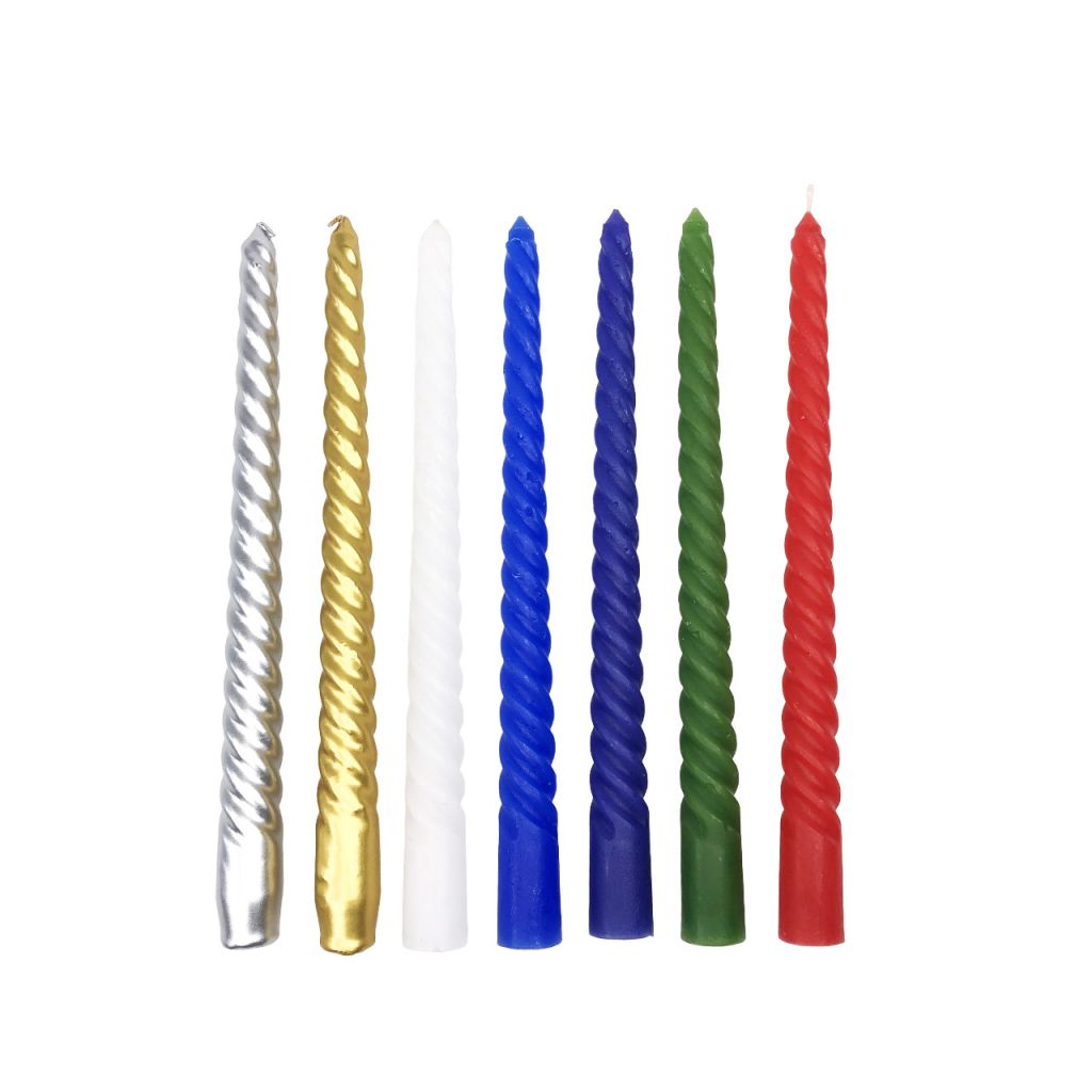 Свеча парафиновая витая L250 мм, с-56 Свеча парафиновая витая L250 мм, с-56