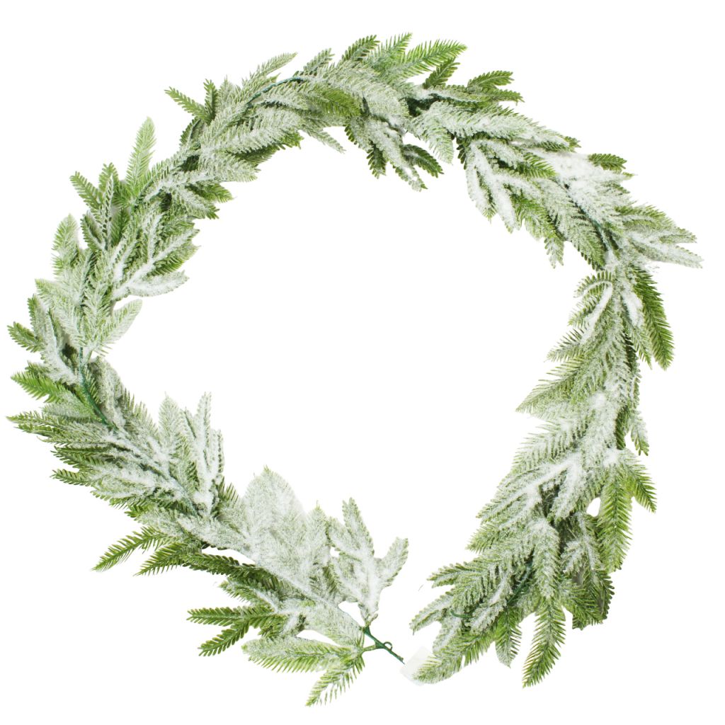 Гирлянда еловая искусственная с напылением L180 см, FA10-16 Гирлянда еловая искусственная с напылением L180 см, FA10-16