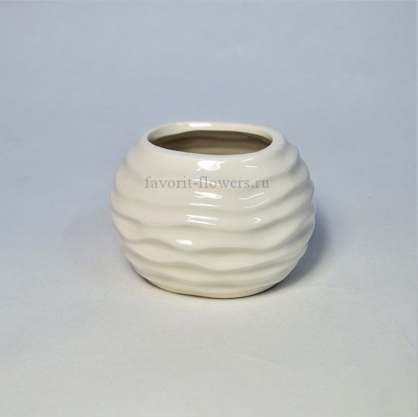Кашпо мини h8 см, керамика, Р75-18 Кашпо мини h8 см, керамика, Р75-18
