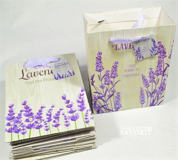 Сумка бумажная 32 х 26 х 10 см, Лаванда, W73-10 Сумка бумажная 32 х 26 х 10 см, Лаванда, W73-10