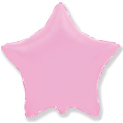 Шар фольгированный Звезда 18", пастель pink Шар фольгированный Звезда 18", пастель pink