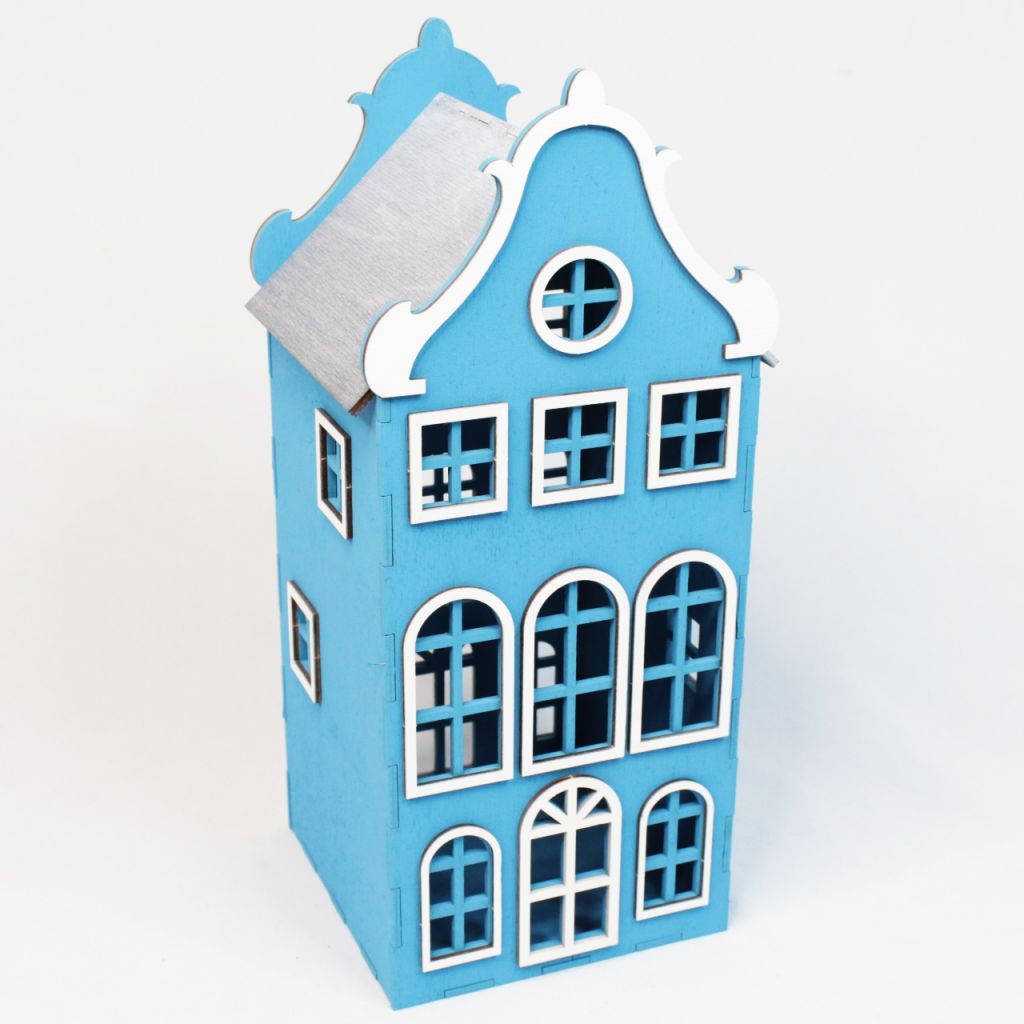 Интерьерный домик Амстердам, 170 х 156 х h365 мм, голубой, L