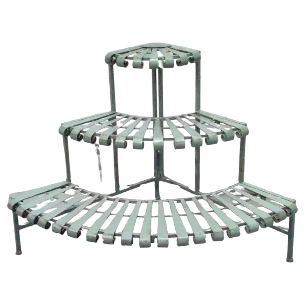 Подставка для цветов Угловая на 3 полки h61 х 90 х 61 см, металл, оливковый, FA42-41 Подставка для цветов Угловая на 3 полки h61 х 90 х 61 см, металл, оливковый, FA42-41