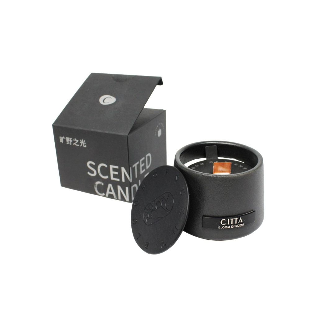 Арома свеча с древесным фитилем Man World, h7 x d8 см, W112-56 Арома свеча с древесным фитилем Man World, h7 x d8 см, W112-56