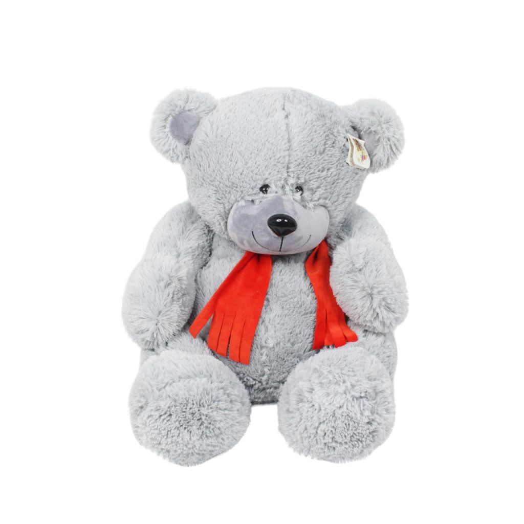 Мягкая игрушка медведь Тэд 110 см, серый Мягкая игрушка медведь Тэд 110 см, серый