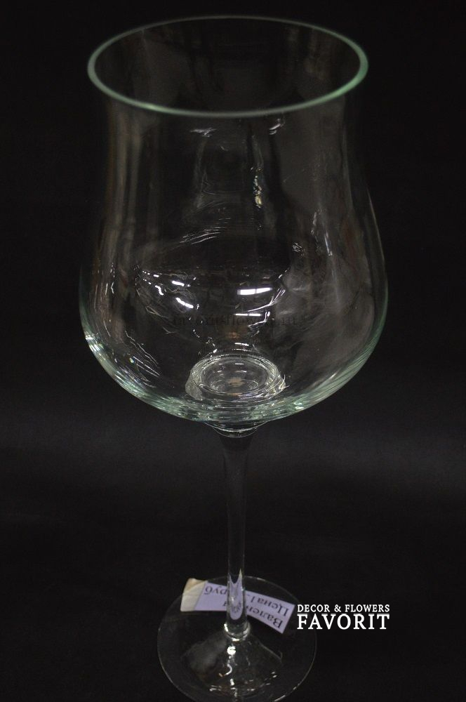 Ваза стеклянная Валенсия-1, h35 см, 5120