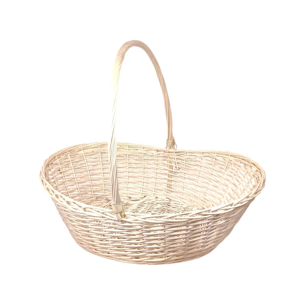 Корзина 80 х 51 х h26(68) см, № 2, овальная, натуральный, 5435 Корзина 80 х 51 х h26(68) см, № 2, овальная, натуральный, 5435