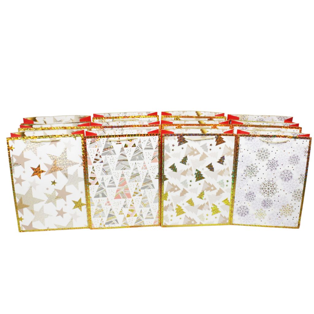 Сумка бумажная 42 х 31 х 12 см, Новогодний дизайн, 12 шт, Z40-9 Сумка бумажная 42 х 31 х 12 см, Новогодний дизайн, 12 шт, Z40-9