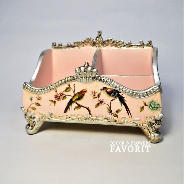 Салфетница Премиум h15 х 20 х 13 см, полистоун, Р74-16 Салфетница Премиум h15 х 20 х 13 см, полистоун, Р74-16