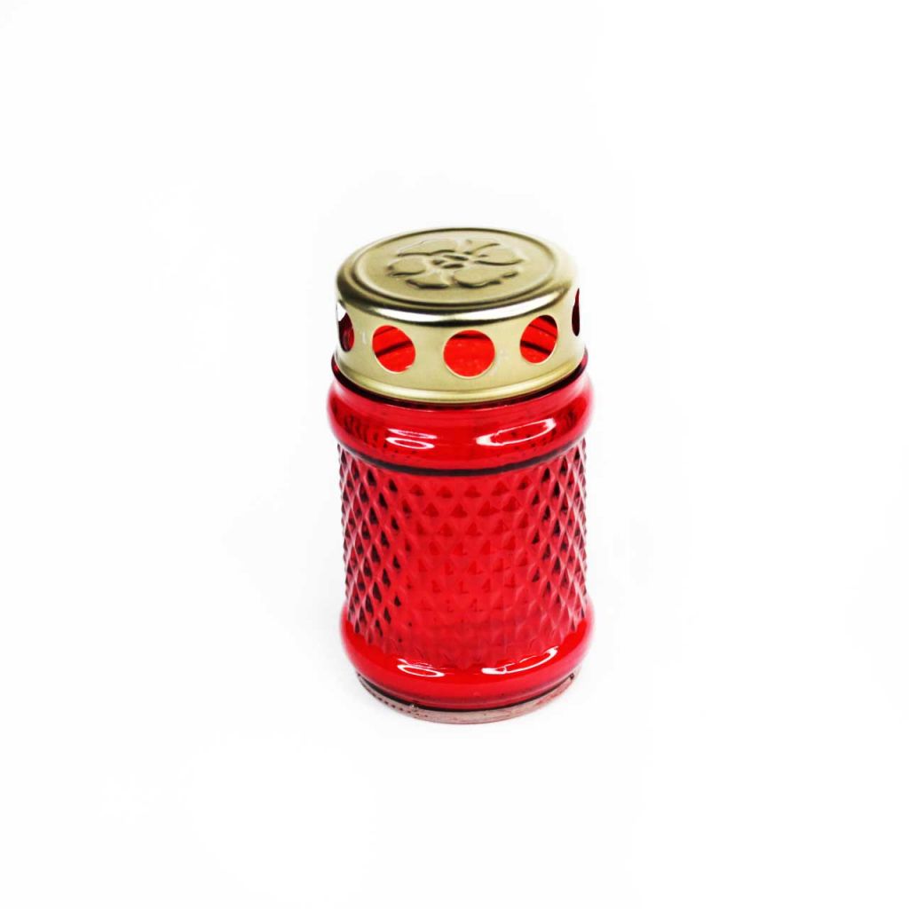 Свеча ритуальная Лампада в стекле 11 см Свеча ритуальная Лампада в стекле 11 см