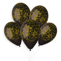 Надувные шары Мрамор 14", 25 шт - вид 3 миниатюра