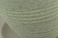 Набор горшков для цветов Халва светло-зеленый крокус 3 шт, керамика - вид 2 миниатюра