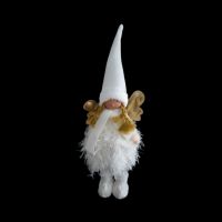 Игрушка новогодняя Фея h30 см, белый, FA21-13 - вид 1 миниатюра