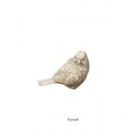 Гипсовая фигурка Птичка, h6 х 8 см - вид 6 миниатюра