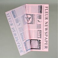 Пленка в листах матовая Fleur News, 20 шт, Z18-11 - вид 6 миниатюра