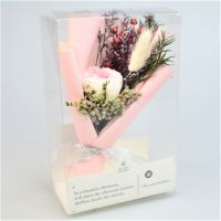 Букет декоративный из сухоцветов и стабилизированных цветов 16 см, Z14-4 - вид 1 миниатюра