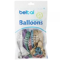 Надувные шары Хром С ДР Тебя 14", 25 шт - вид 1 миниатюра