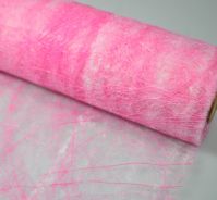 Искусственная толстая сизаль Зима, 50 см х 5 ярдов, розовый, W56 - вид 2 миниатюра