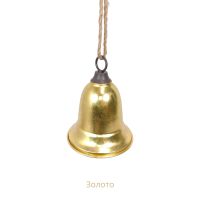 Украшение новогоднее Колокольчик на подвесе h20 х d15 см, металл, FA42-50 - вид 1 миниатюра
