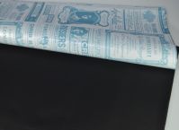 Пленка в листах Газета ретро, 20 шт, черный, W80-40 - вид 4 миниатюра