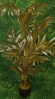 Дерево Пальма Робелини искусственное, 130 см, золотой, М83-1 - вид 1 миниатюра