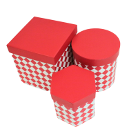 Коробка Разные формы Ромбы, набор из 3 шт, Z3-49 - вид 7 миниатюра