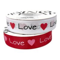 Лента репсовая LOVE, 2.5 см х 20 ярдов, FA27-13 Лента репсовая LOVE, 2.5 см х 20 ярдов, FA27-13
