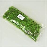 Мох стабилизированный в пакете 100 гр, зеленая трава - вид 1 миниатюра