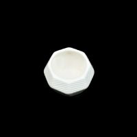 Кашпо керамическое h7 х d7 см, белый, Z1-41 - вид 3 миниатюра