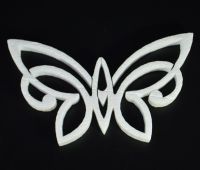 Бабочка контурная из пенопласта 20 см - вид 1 миниатюра