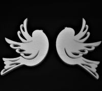 Заготовка Райская птичка из пенопласта, 2 шт - вид 1 миниатюра