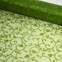 Органза Lily 47 см х 10 м зеленый Органза Lily 47 см х 10 м зеленый