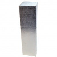 Коробка складная с магнитом, 35 х 10 х 9,5 см, серебро - вид 1 миниатюра
