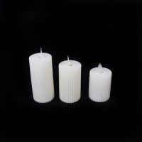 Свеча светодиодная, набор из 3 шт, молочный - вид 3 миниатюра