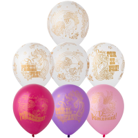 Надувные шары ДР Единорог 12", 25 шт Надувные шары ДР Единорог 12", 25 шт