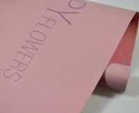 Бумага Крафт дизайнерская Happy Flowers 60 см х 10 м, сиреневый/розовый - вид 1 миниатюра