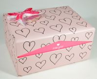 Коробка прямоугольная с откидной крышкой For you, набор из 3 шт, розовый, W90-3 - вид 3 миниатюра