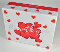 Коробка прямоугольная Be with you, набор из 3 шт, красный, W90-5 - вид 3 миниатюра