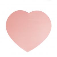 Коробка сердце с золотой каймой, набор из 10 шт, темно-розовый, Z3-37 - вид 2 миниатюра