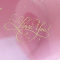 Коробка сердце с крышкой окном Love you, набор из 3 шт, розовый/белый, Z3-43 - вид 1 миниатюра