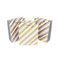 Сумка бумажная 23 х 18 х 10 см, Диагональ, 12 шт, Z36-33 Сумка бумажная 23 х 18 х 10 см, Диагональ, 12 шт, Z36-33