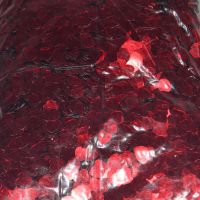 Конфетти Сердце, 1кг, красный металл, W49-3 - вид 2 миниатюра