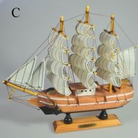 Корабль с парусами, h22 см х 23 см, W96-21 - вид 10 миниатюра
