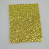 Ткань декоративная с глиттером, золото, 140 см, Р48-2 - вид 1 миниатюра