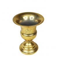 Кашпо металлическое Кубок Винтаж h17 х d13 см, FA16-2 - вид 3 миниатюра