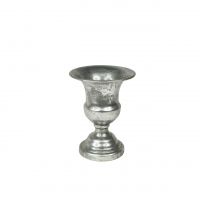Кашпо металлическое Кубок Винтаж h17 х d13 см, FA16-2 - вид 2 миниатюра