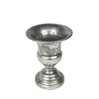 Кашпо металлическое Кубок Винтаж h17 х d13 см, FA16-2 - вид 1 миниатюра