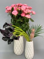 Flowers Set "Romance" кустовая роза, каллы, ананас декоративный - вид 1 миниатюра
