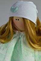 Интерьерная кукла Модница 20 см, ручная работа - вид 4 миниатюра