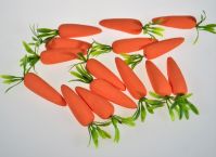 Морковка декоративная 6,5 см, 15 шт, М90-6 - вид 1 миниатюра